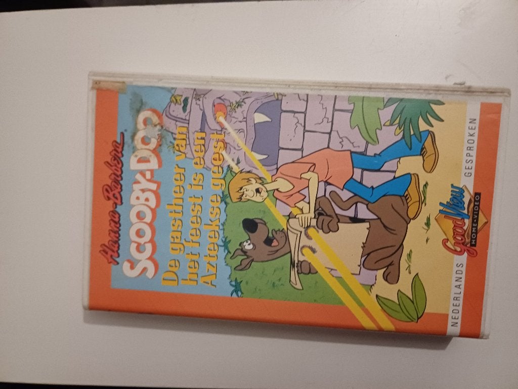 Scooby-Doo VHS - De gastheer van het feest is een Azteekse g, Gebruikt, Tekenfilm, Alle leeftijden, VHS