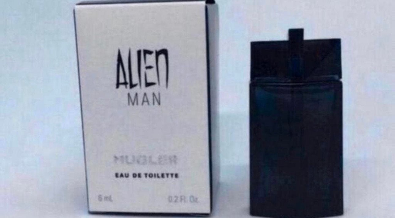 Miniatuur Alien man Thierry Mugler 6 ml eau de toilette, Ophalen of Verzenden, Nieuw, Miniatuur, Gevuld