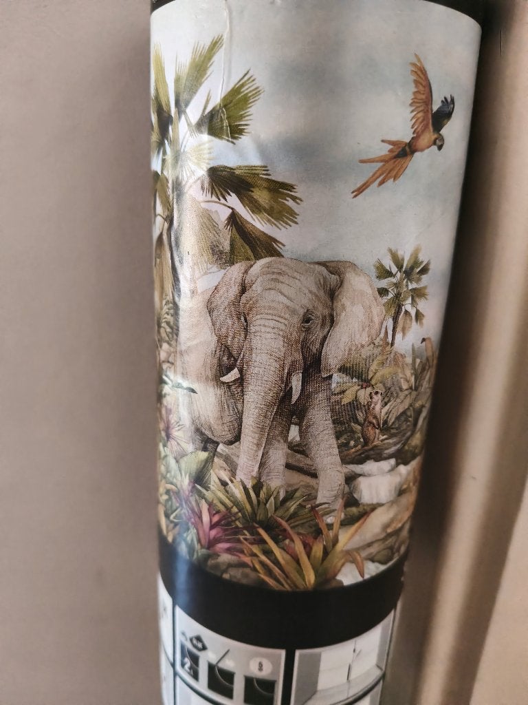 Behang kinderkamer jungle, Ophalen
