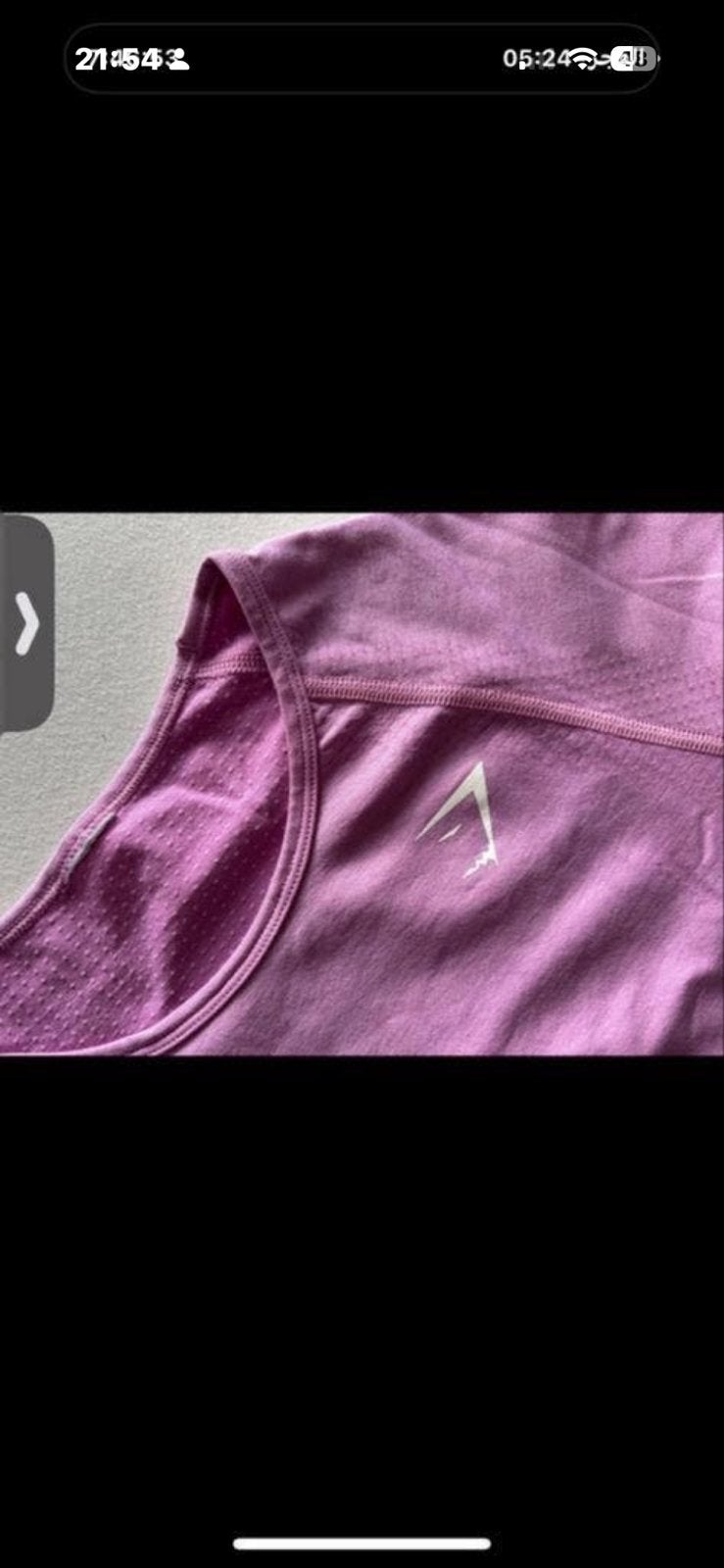 Gymshark Cropped, Maat 42/44 (L), Ophalen of Verzenden, Roze, Fitness of Aerobics