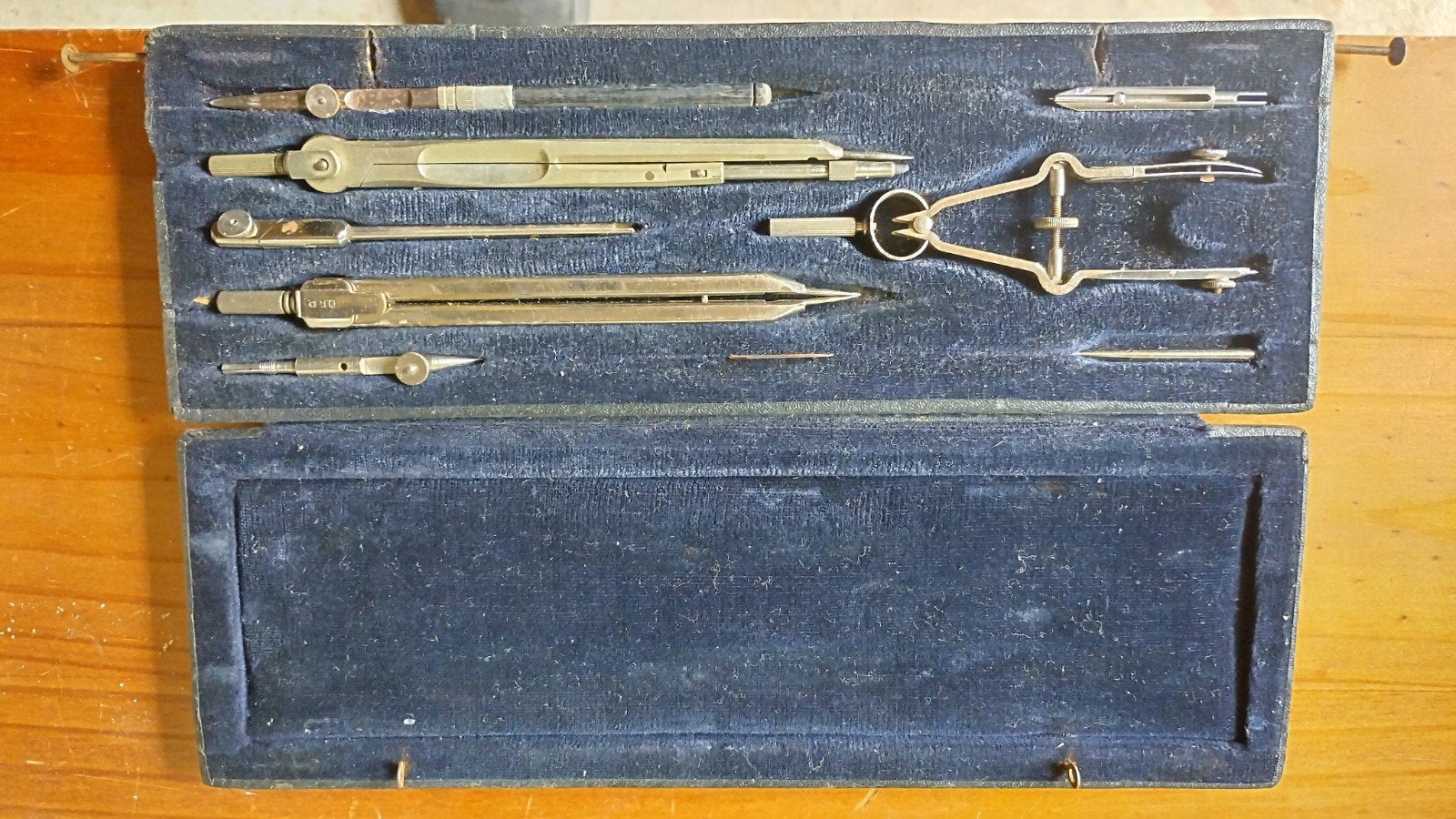 Antieke Tekenset in Doos - Vintage Tekengereedschap, Ophalen