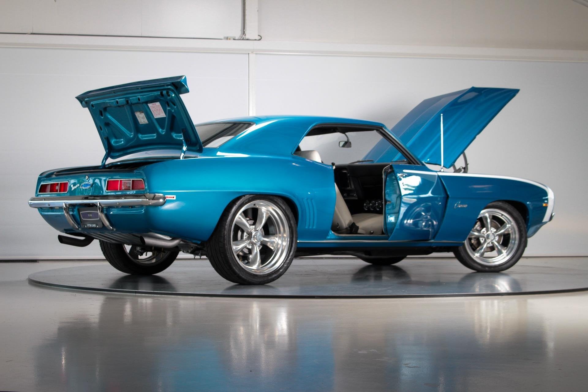 Chevrolet Camaro Pro Touring, Auto's, Automaat, Chevrolet, Blauw, 7554 cc