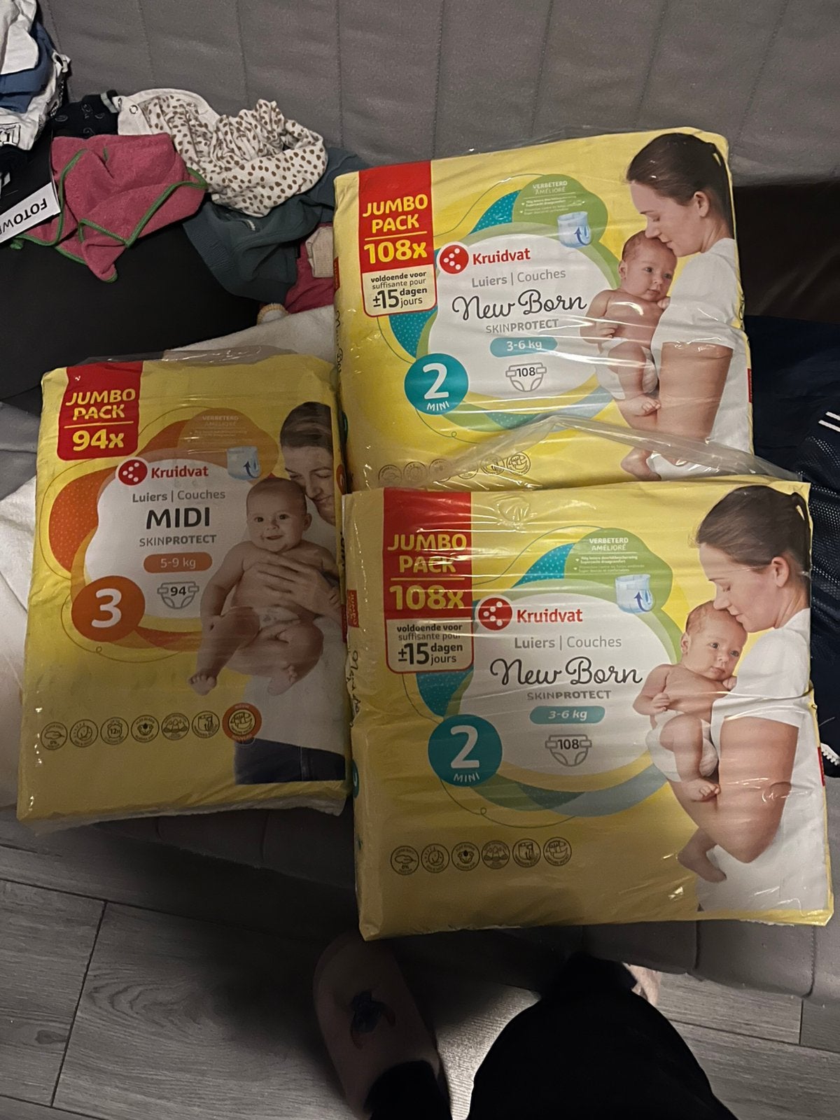 Kruidvat luiers, Kinderen en Baby's, Badjes en Verzorging, Ophalen of Verzenden, Zo goed als nieuw