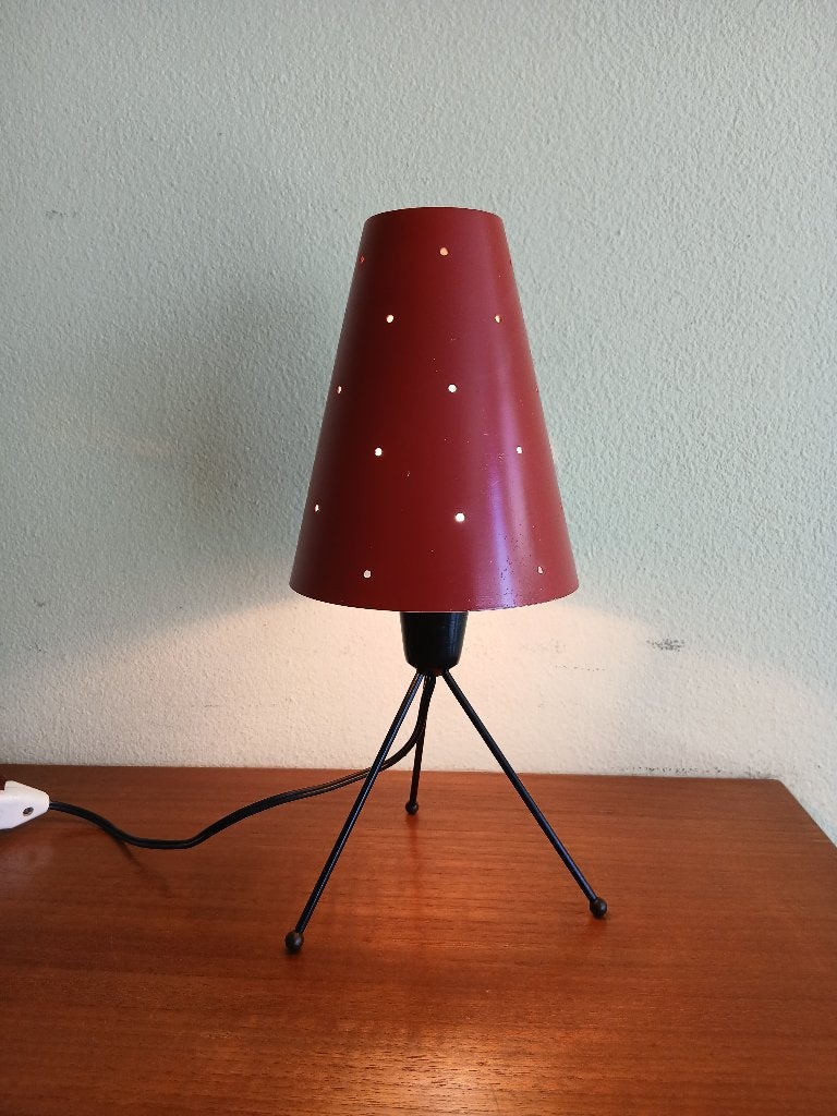 Tripod – Driepoot - Lamp – Jaren 50 – Vintage, Ophalen of Verzenden, Gebruikt, Metaal