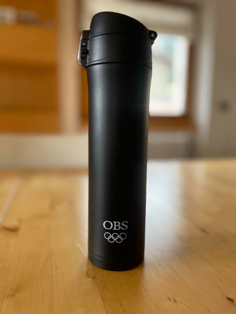Nieuw: Thermosfles, Isoleerfles, Drinkfles Olympische Spelen, Overige typen, Nieuw, Ophalen of Verzenden, Zwart