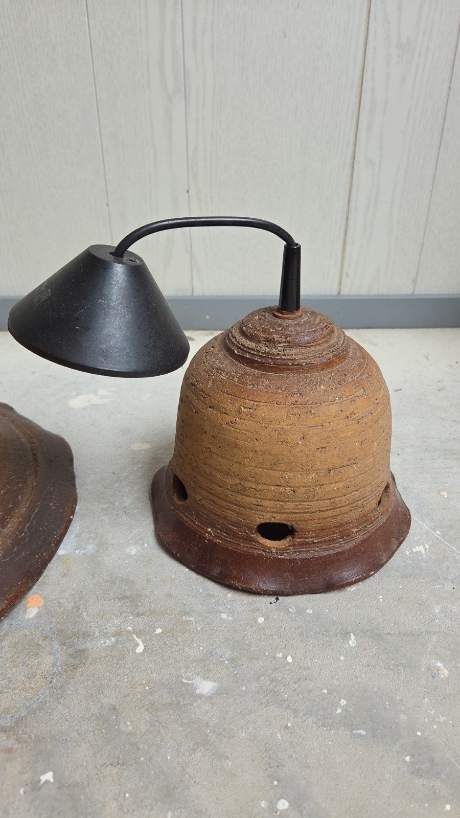 Leuke kleine stenen lamp, Ophalen, Minder dan 50 cm
