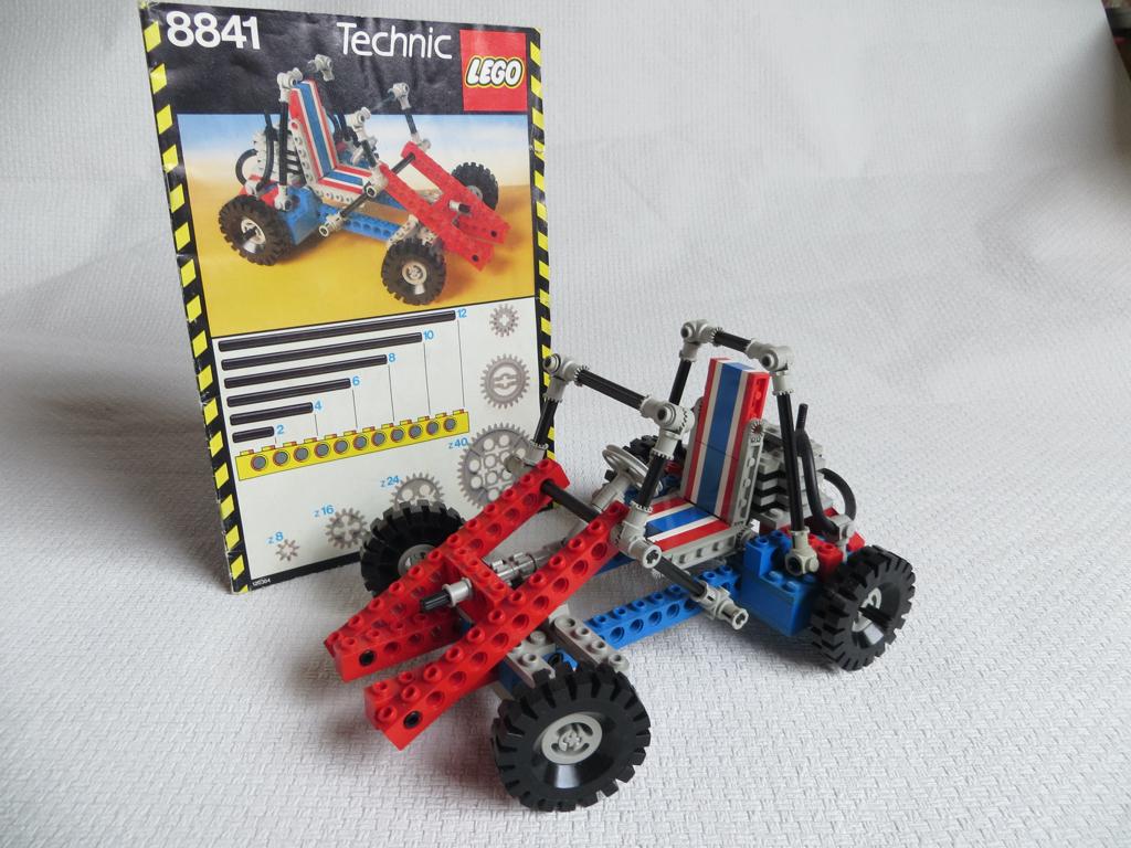 Vintage Lego Technic set 8841+Boekje, Gebruikt, Lego, Compleet, Ophalen of Verzenden