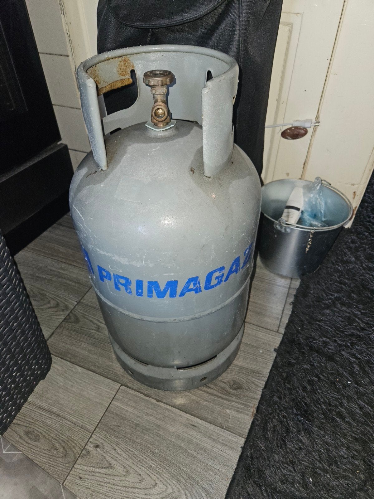 gasfles 10.5kg Primagaz leeg hervulbaar 2019, Ophalen