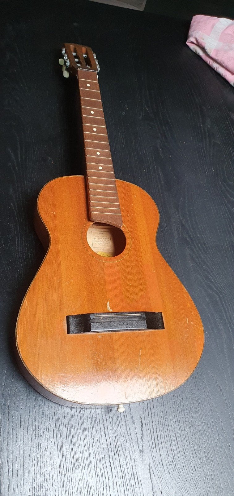 Kleine gitaar (gratis, opknapper), Ophalen, Gebruikt, Klassieke of Spaanse gitaar