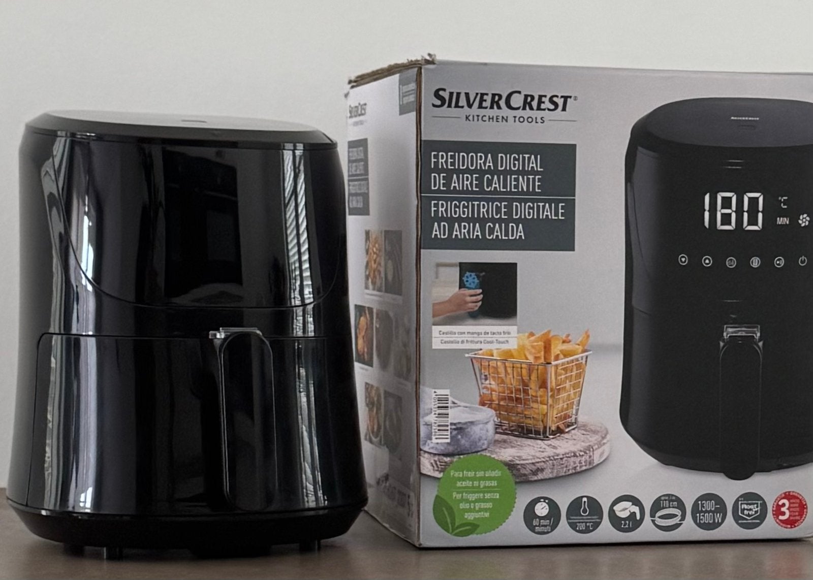 Silvercrest airfryer nieuw in doos, Ophalen of Verzenden, Nieuw, Airfryer