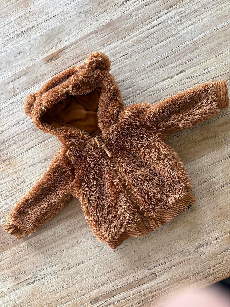 Z8 Jasje Maat 56 Bruin Teddybeer Look, Ophalen of Verzenden, Zo goed als nieuw, Jongetje of Meisje, Jasje