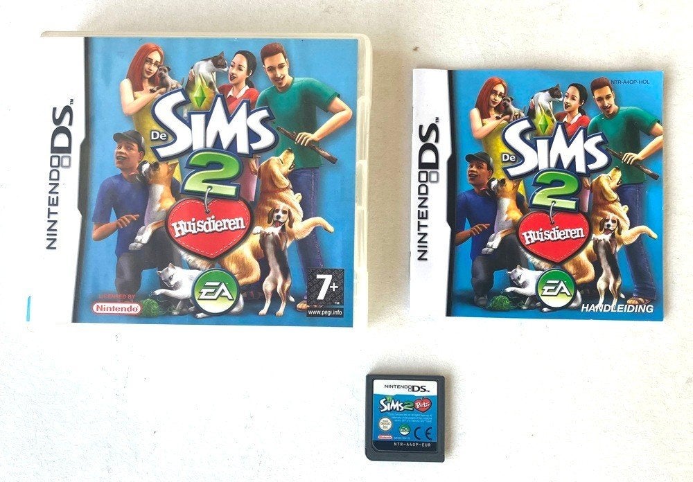 De Sims 2 Huisdieren Nintendo (DS)., 1 speler, Ophalen of Verzenden, Zo goed als nieuw, Vanaf 12 jaar