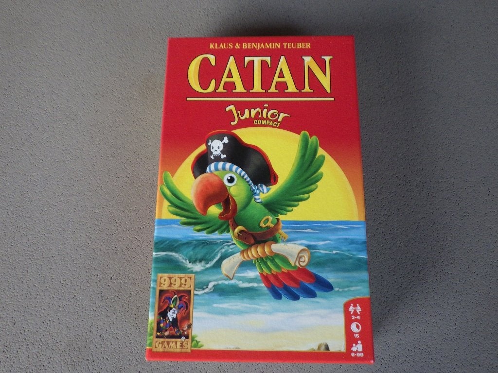 Catan junior campact 999 GAMES, Hobby en Vrije tijd, Gezelschapsspellen | Bordspellen, Ophalen, Zo goed als nieuw