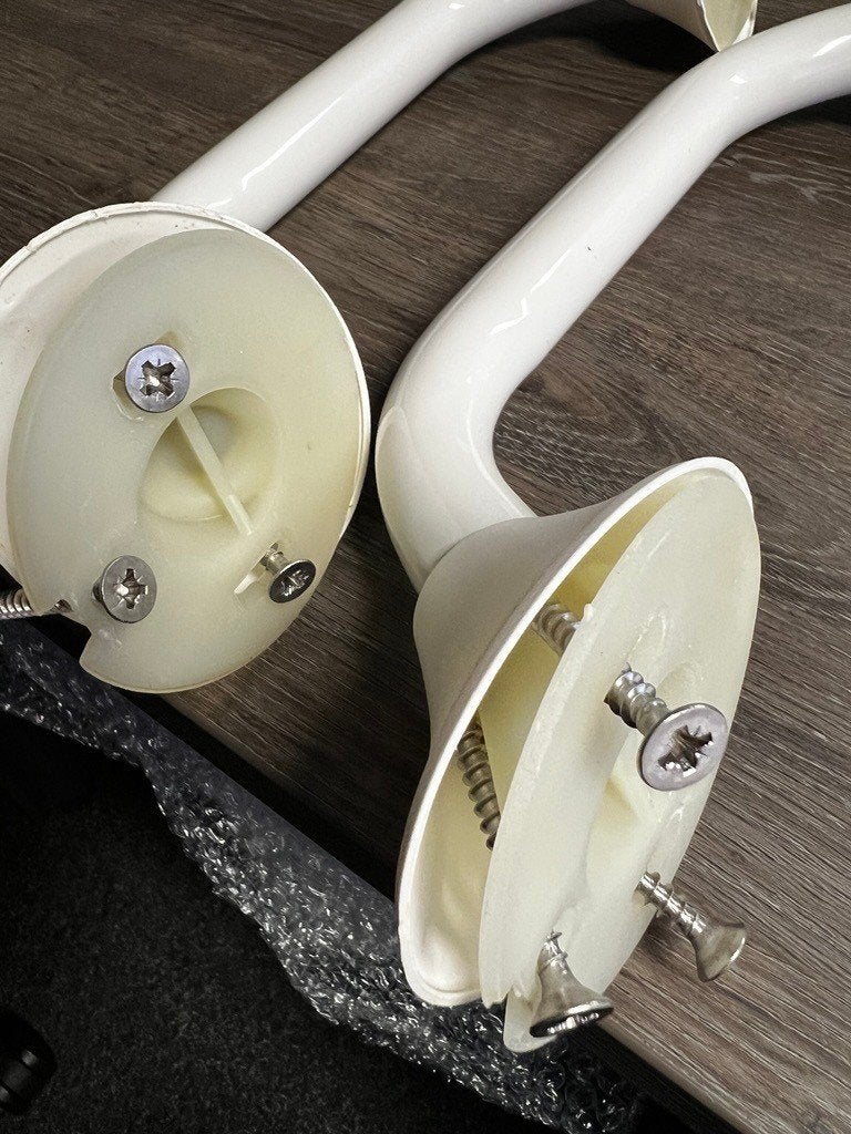 Wandbeugels wit WC/badkamer, Ophalen, Zo goed als nieuw, Wit, Toilet-accessoire