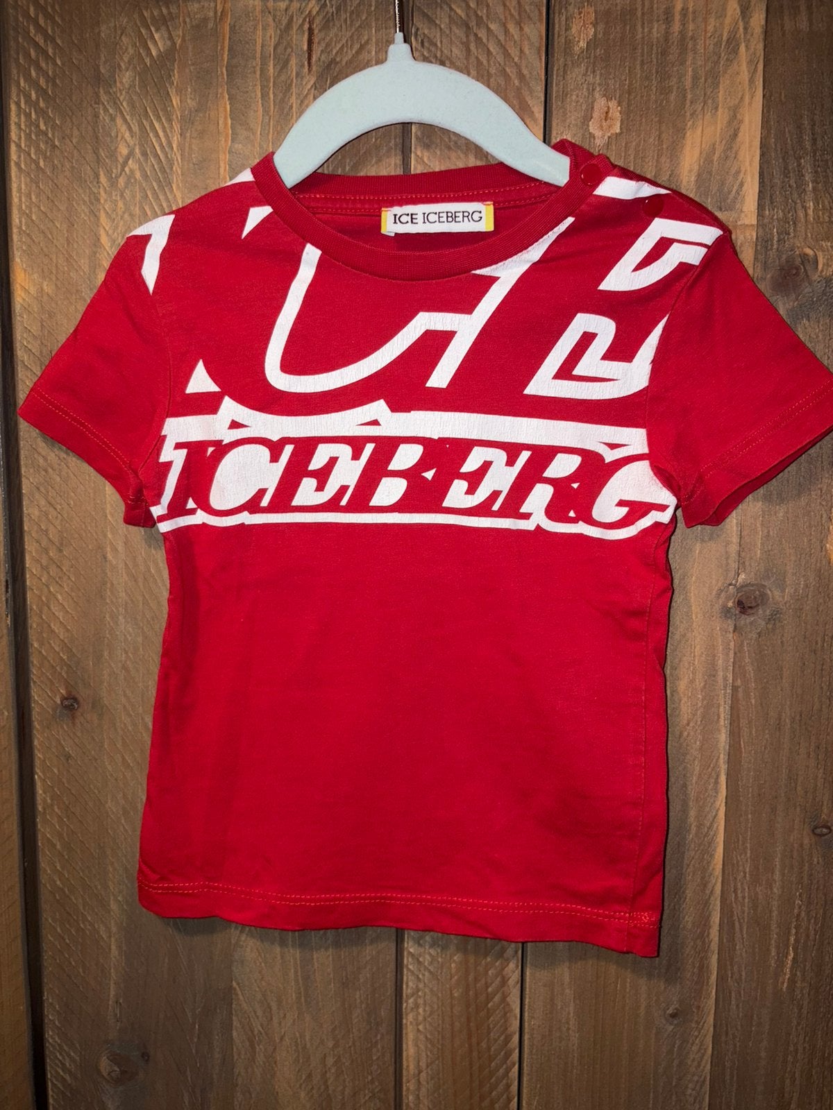 Iceberg tshirt maat 86, Ophalen of Verzenden, Zo goed als nieuw, Jongetje, Shirtje of Longsleeve