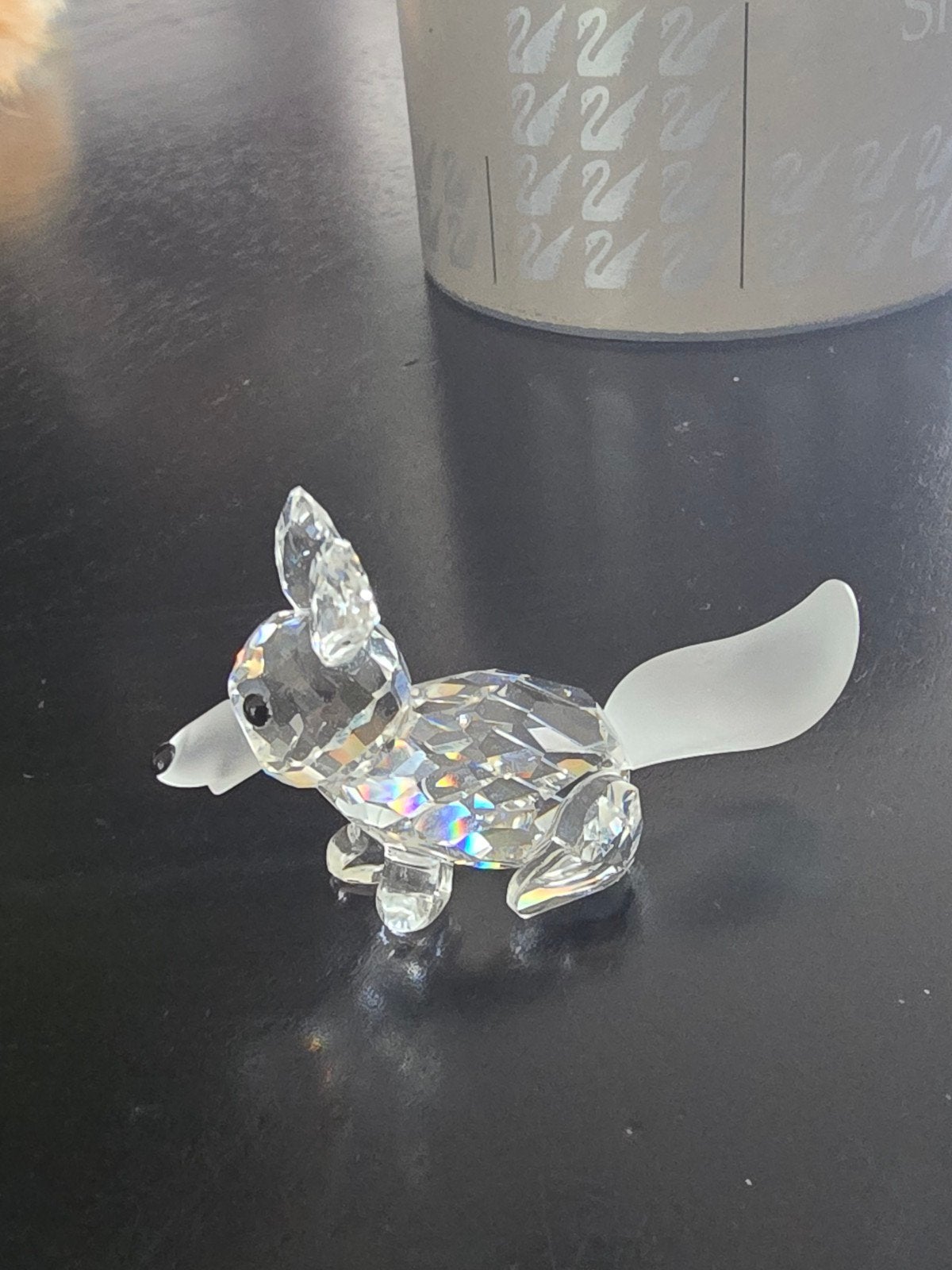 Swarovski Kristal Vosje - liggend, Ophalen of Verzenden, Zo goed als nieuw, Wild dier, Beeldje of Figuurtje