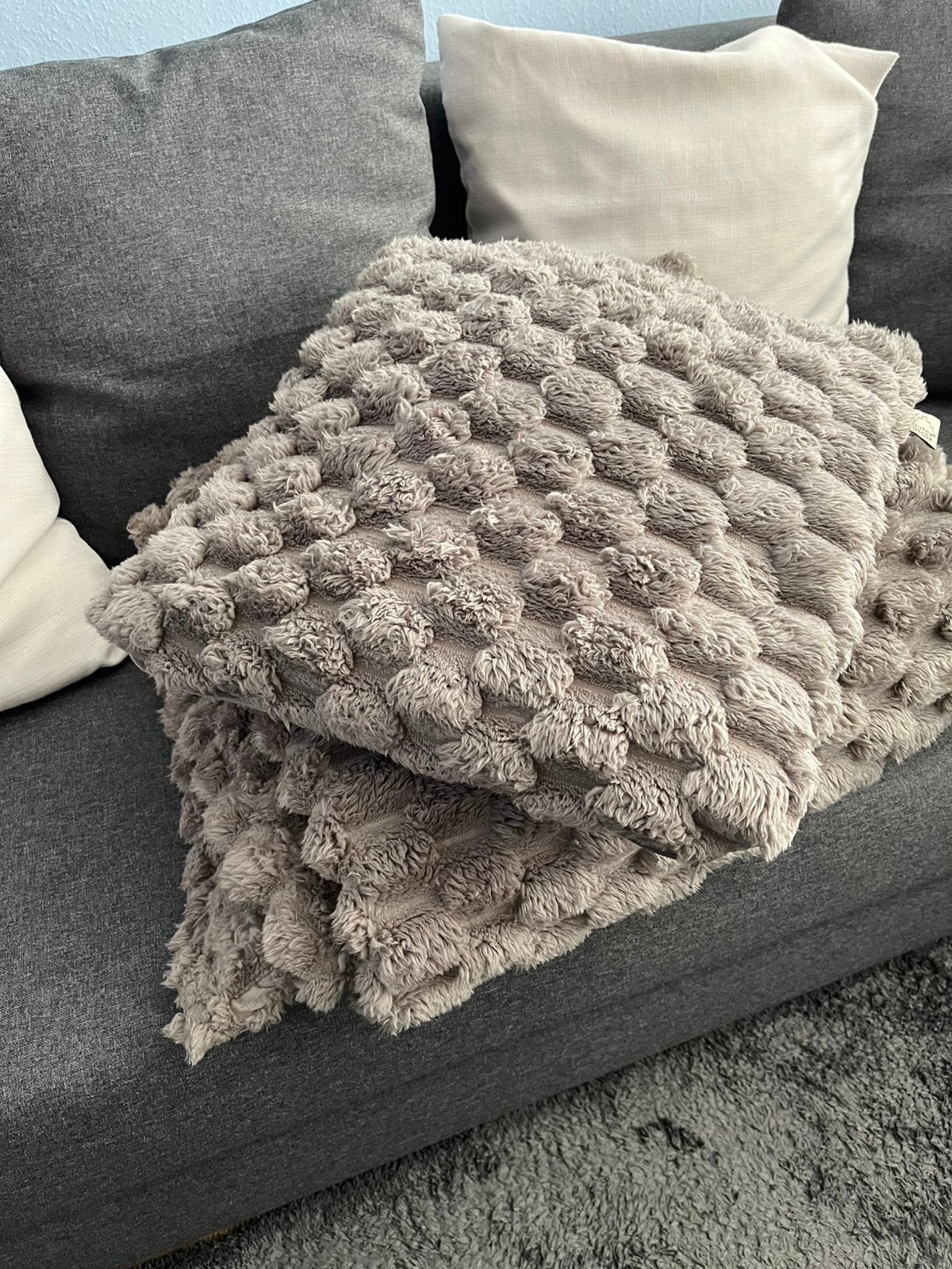 Dutch decor plaid met kussen, Overige kleuren, Vierkant, Ophalen of Verzenden, Zo goed als nieuw