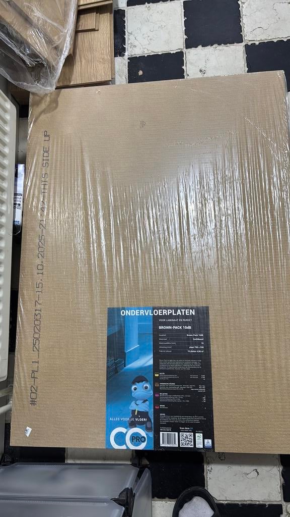 Ondervloerplaten voor laminaat/parket (nieuw), Ophalen, Overige materialen, 30 cm of meer, 50 tot 150 cm