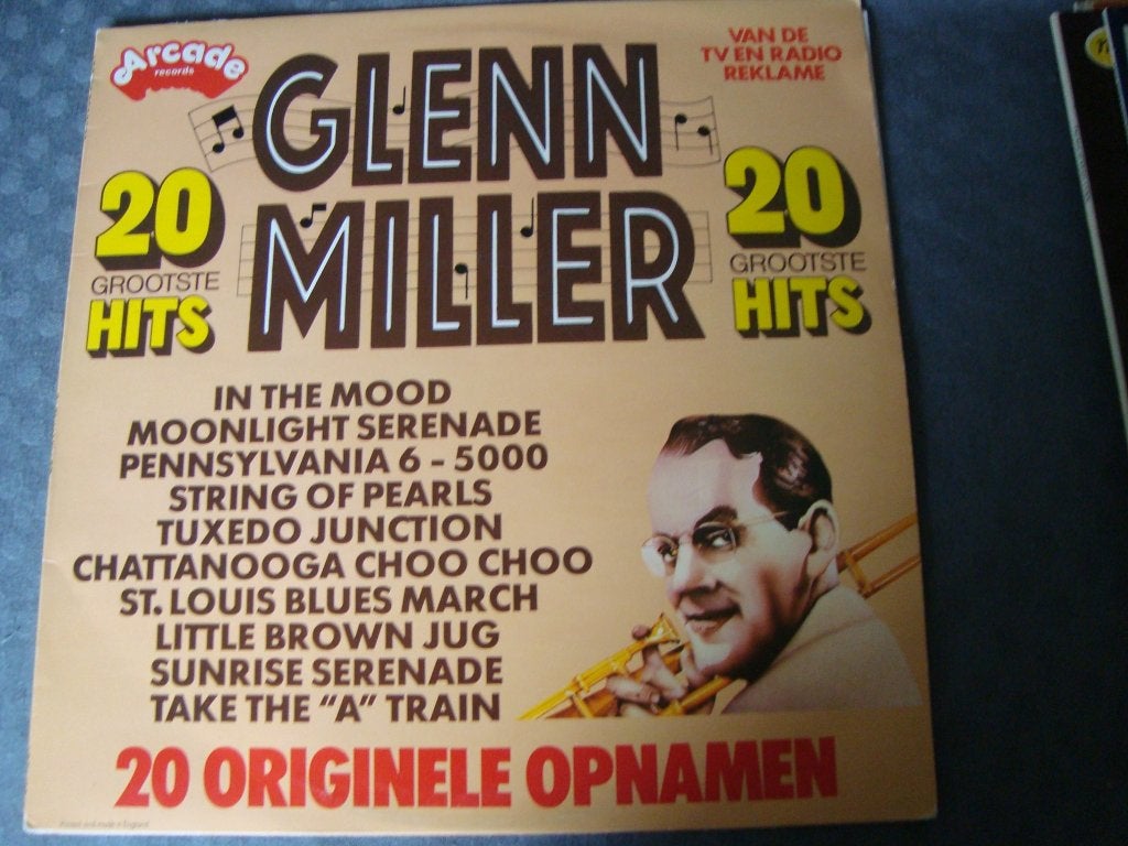 Glenn miller 20 grootste hits, Ophalen of Verzenden, Zo goed als nieuw, 12 inch