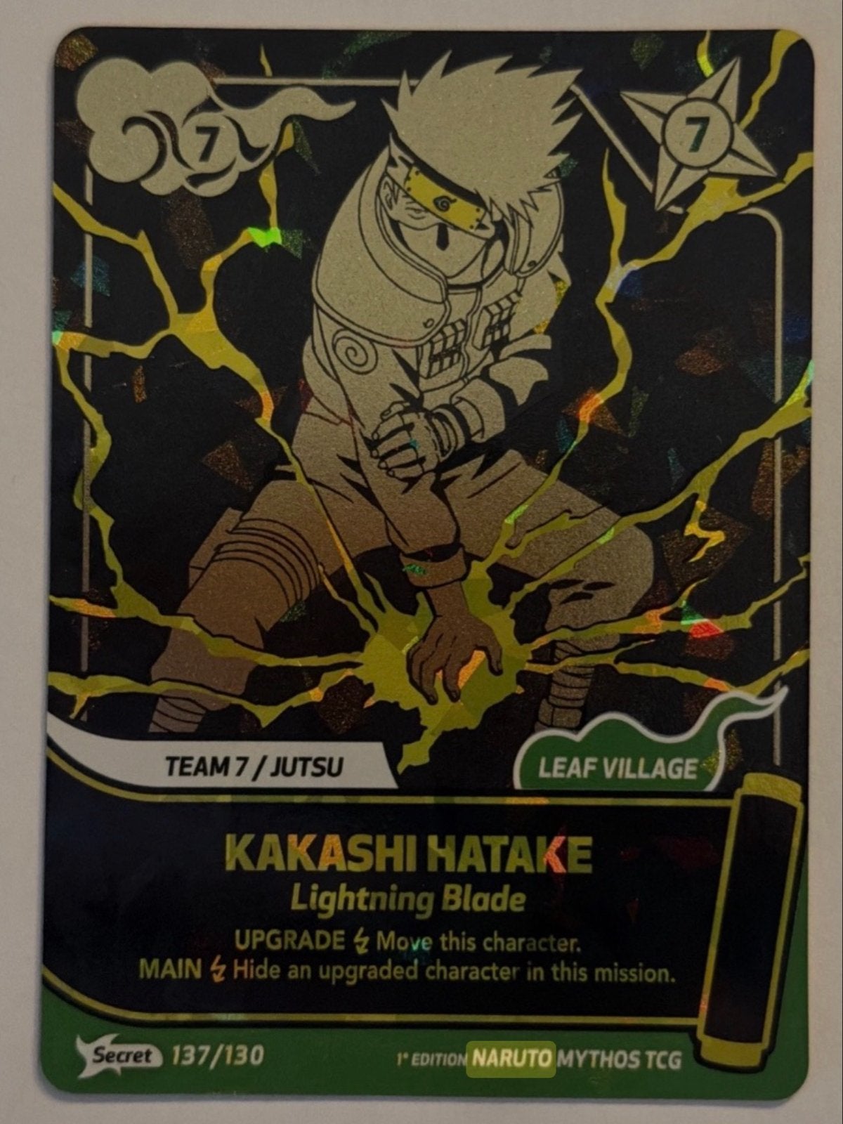 Veel Naruto Mythos 1st Edition Kaarten - Zeldzame Collectie!, Ophalen of Verzenden, Gebruikt, Meerdere kaarten, Foil