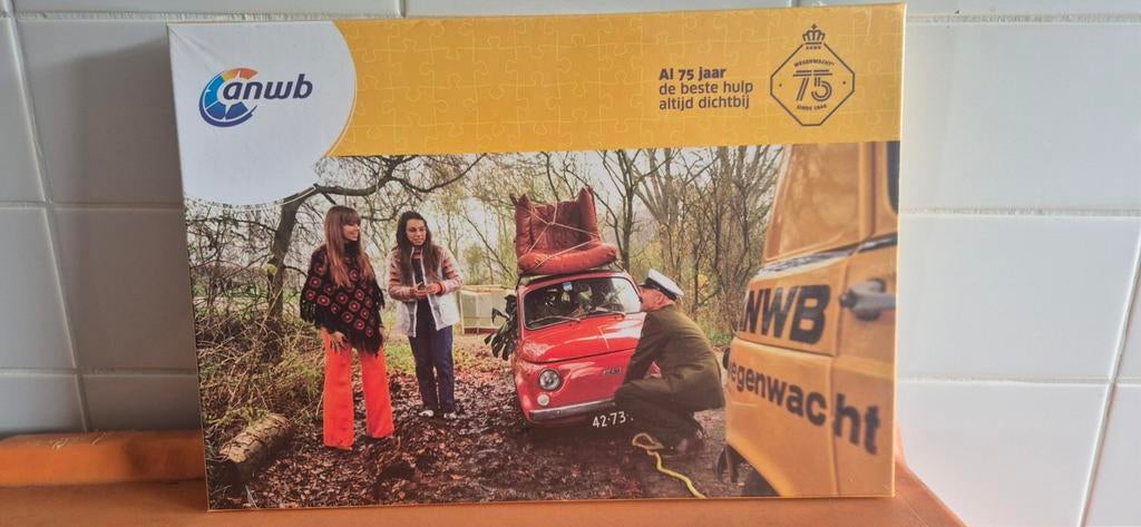 ANWB puzzel 1000 stukjes - 75 jaar Wegenwacht(nieuw), Ophalen of Verzenden, 500 t/m 1500 stukjes, Nieuw, Legpuzzel