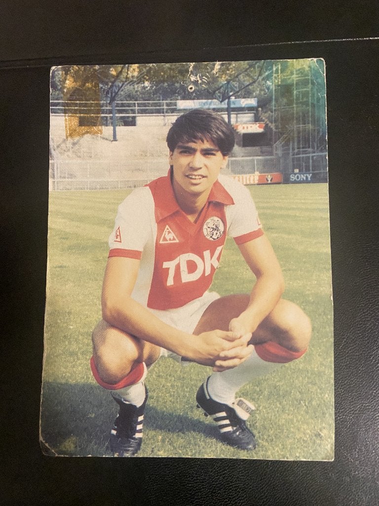 Kaart - Sonny Silooy - Ajax, Ophalen of Verzenden, Gebruikt, Ajax, Poster, Plaatje of Sticker