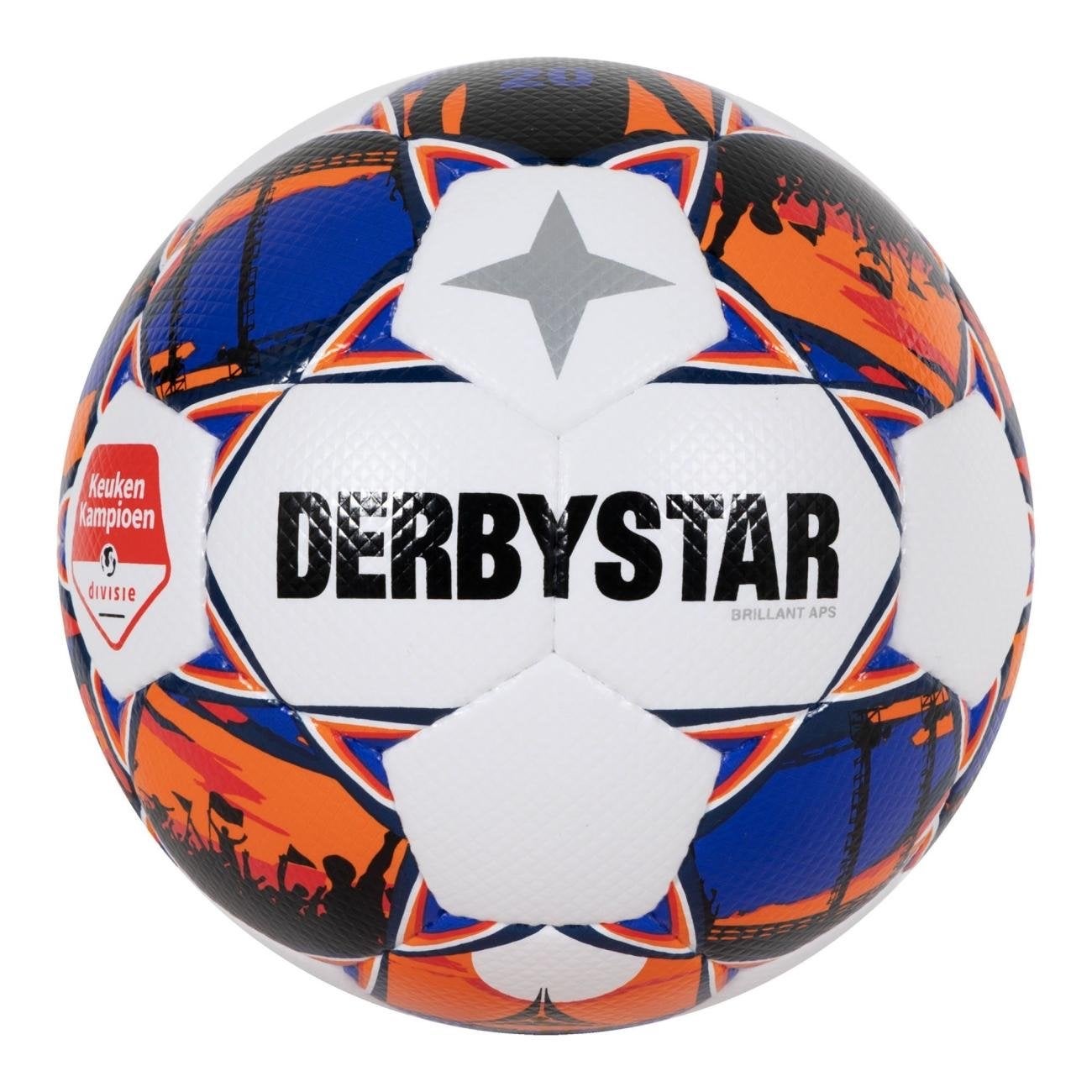 4x Derbystar Brillant KK Divisie Voetbal - Nieuw, Ophalen of Verzenden, Nieuw, Bal