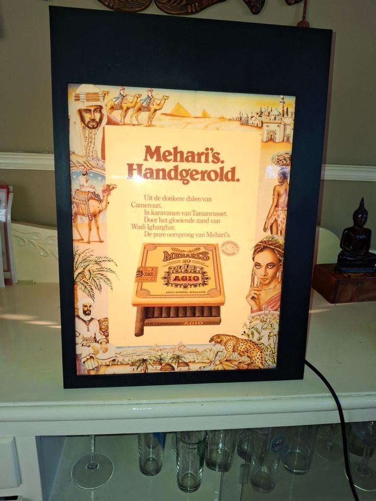 Mehari's Handgerold lichtbak, Antiek en Kunst, Ophalen of Verzenden