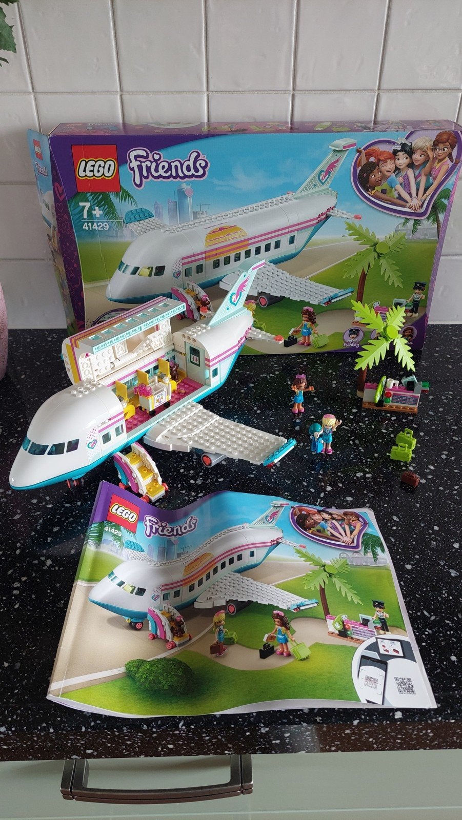 Lego Friends Vliegtuig 41429 - Zo goed als nieuw, Inclusief instructies, Lego, Friends, Ophalen of Verzenden