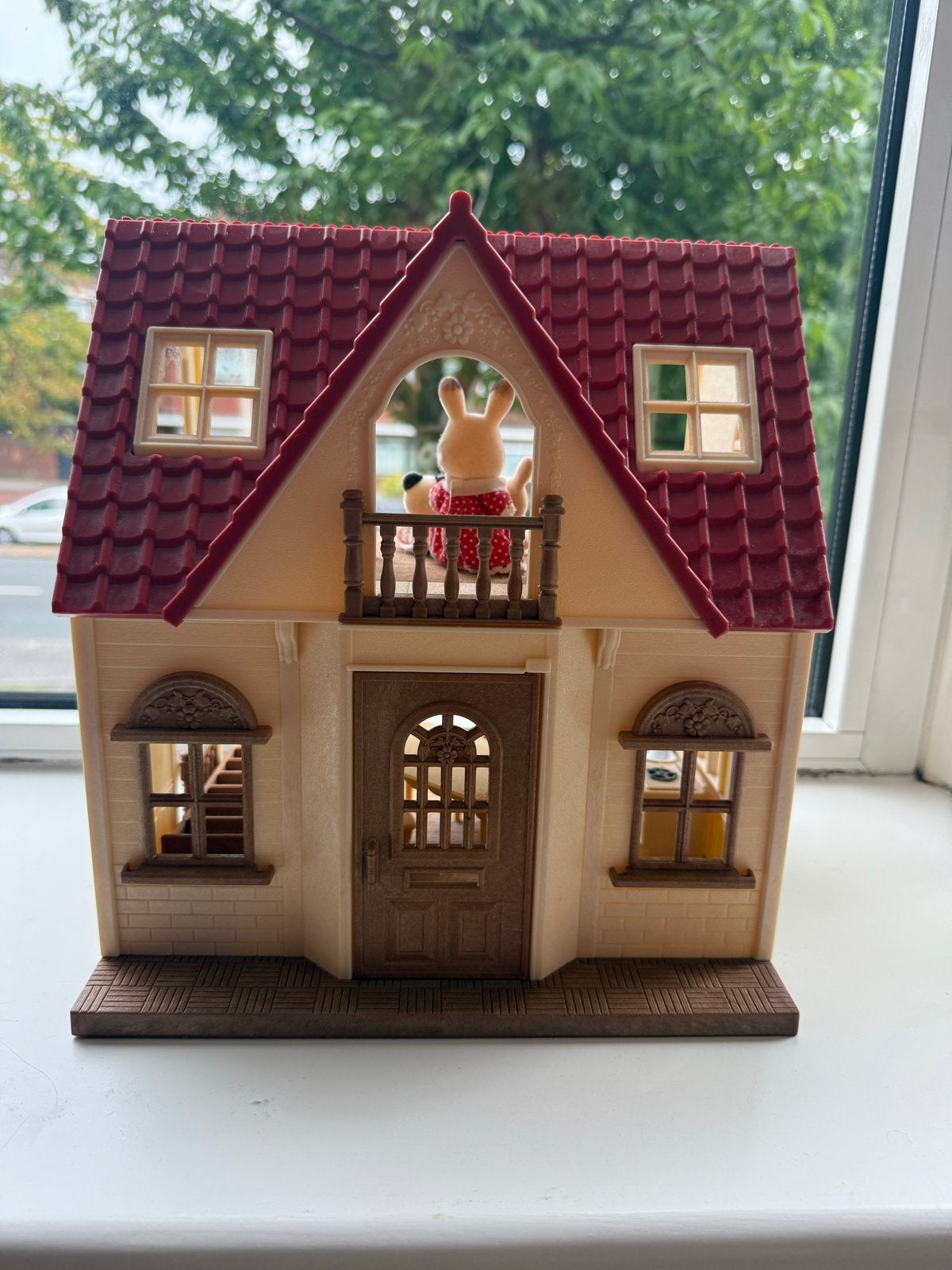Sylvanian Families Poppenhuis met Meubels en Figuren, Kinderen en Baby's, Speelgoed | Poppenhuizen, Ophalen, Gebruikt, Poppenhuis