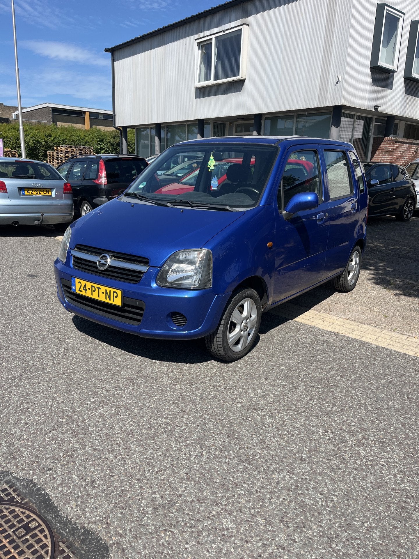 Opel Agila 1.2-16V Maxx Nette en goed rijdende Agila met een, Voorwielaandrijving, Blauw, Origineel Nederlands, Bedrijf