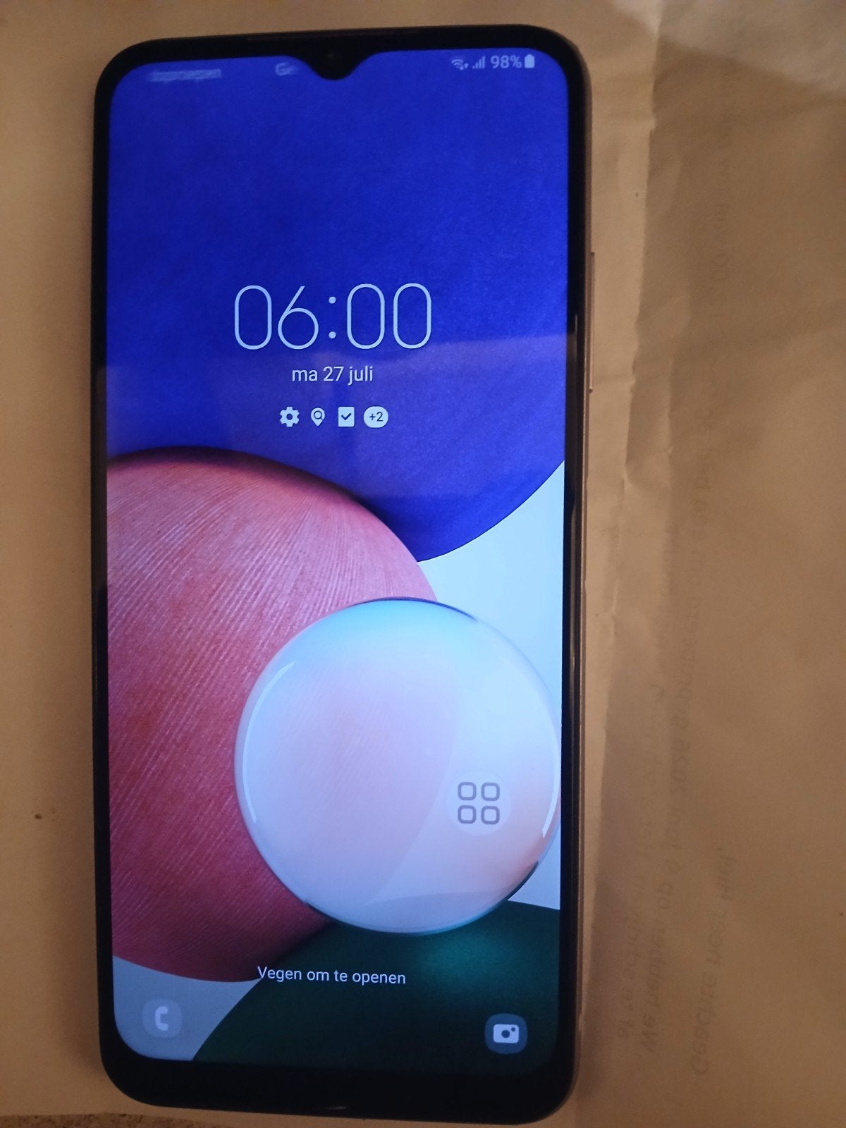 Samsung Galaxy A22 5G - Zo goed als nieuw, Zwart, Touchscreen, Ophalen of Verzenden, Zo goed als nieuw