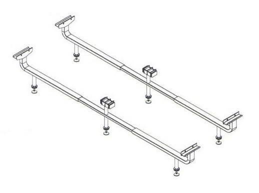 Auping Potensets Stand-Alone 1-persoons of 2-persoons, 90 cm, Tweepersoons, Ophalen of Verzenden, Zo goed als nieuw