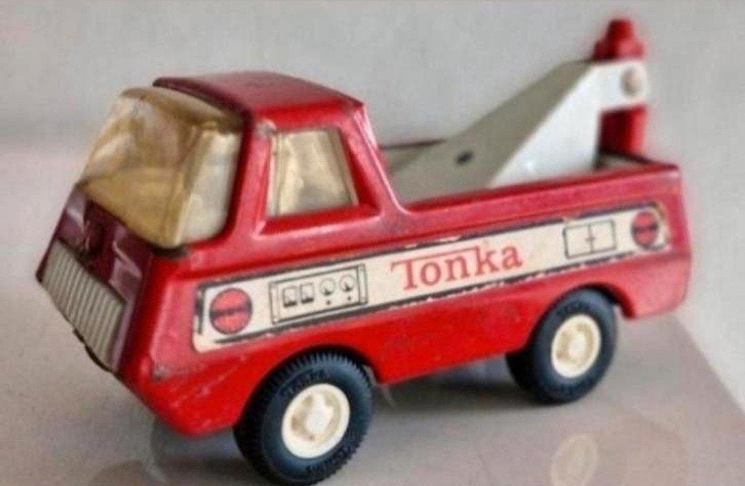 Tonka Rode Takelwagen, Hobby en Vrije tijd, Ophalen of Verzenden, Auto