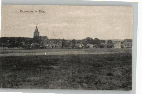 Zeer oud Panorama Ede uitg. P. Sibbles