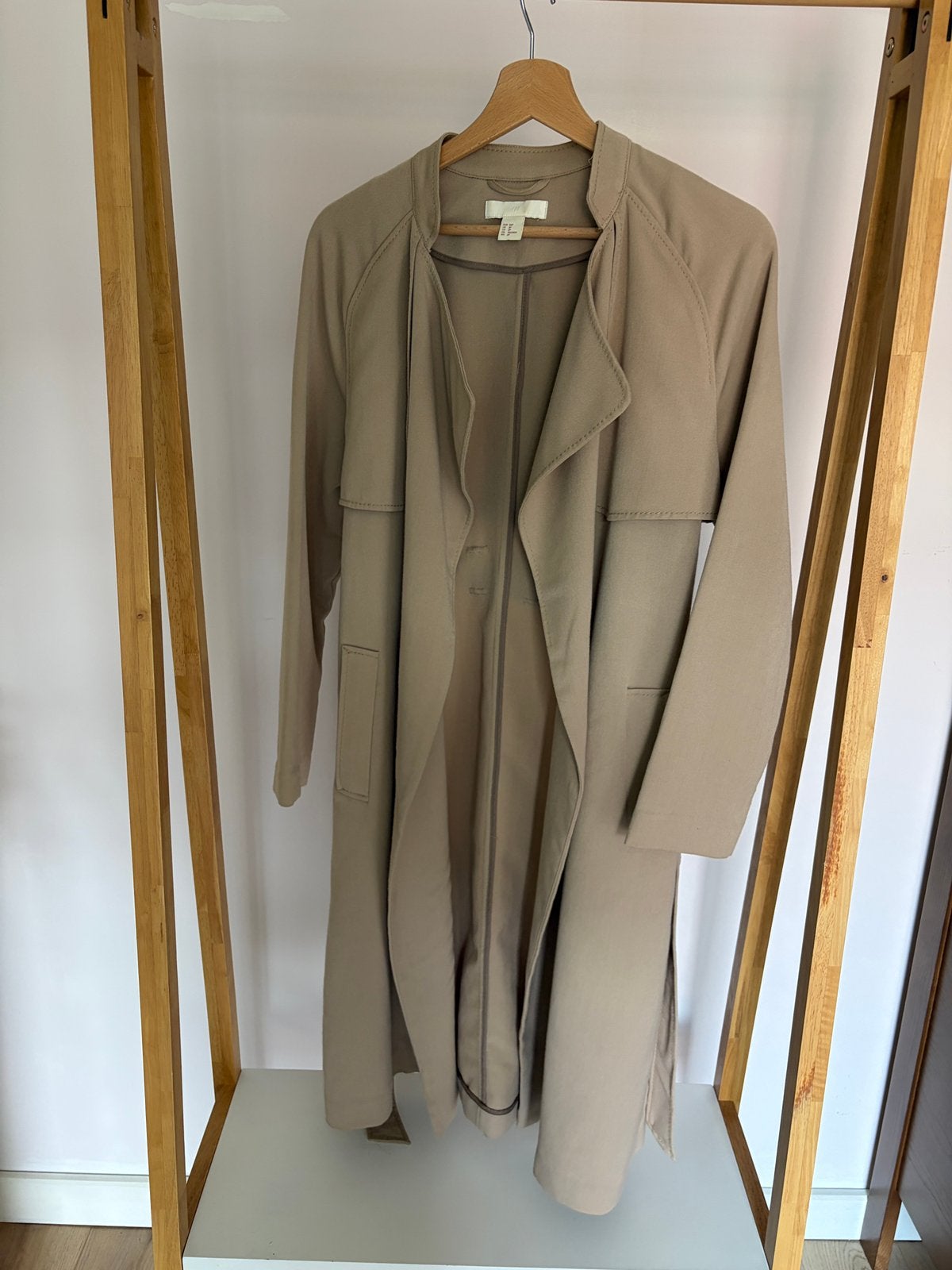 H&M H&M Draped Duster Coat – Beige, Kleding | Dames, Jassen | Zomer, Zo goed als nieuw, Beige, Ophalen