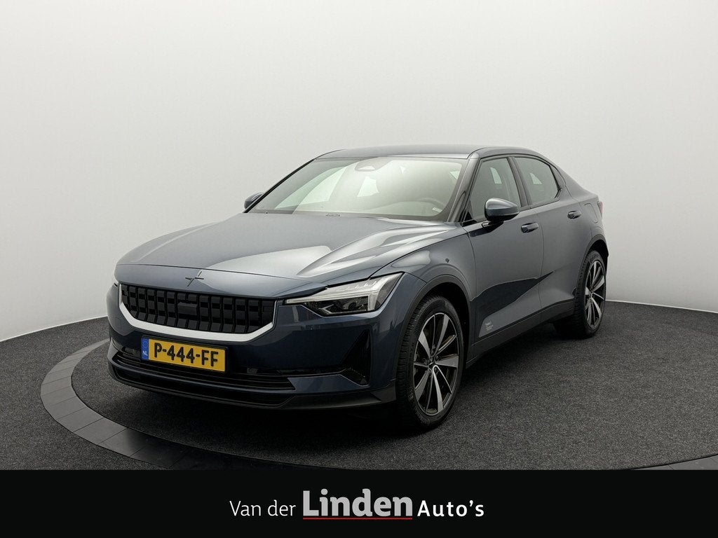 Polestar 2 Standard Range Single Motor 63kWh SOH 92,9% | Cam, Auto's, Polestar, Polestar 2, Stof, Gebruikt, Zwart