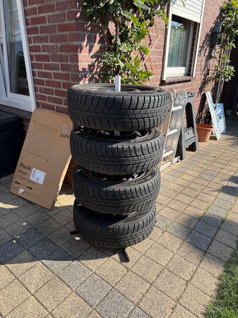 M+S Banden michelin 5mm profiel 185/65/R14, Ophalen, 14 inch, Gebruikt, 185 mm