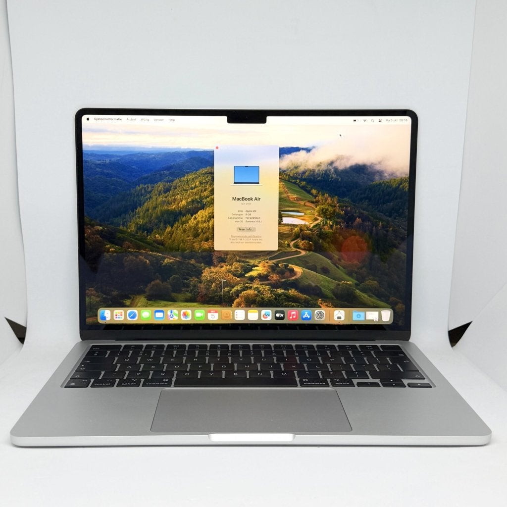 MacBook Air M2 256GB /100% batt /krasvrij /garantie