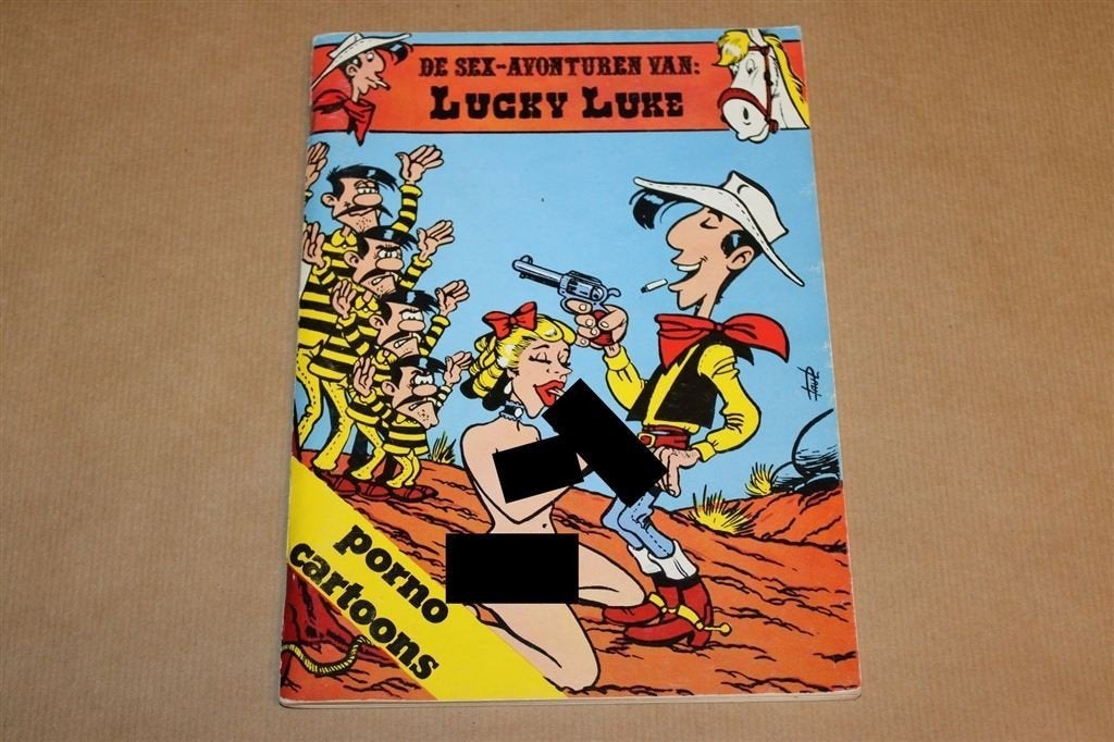 De Sex-Avonturen van Lucky Luke — Porno Parodie, Eén stripboek, Ophalen of Verzenden, Gelezen