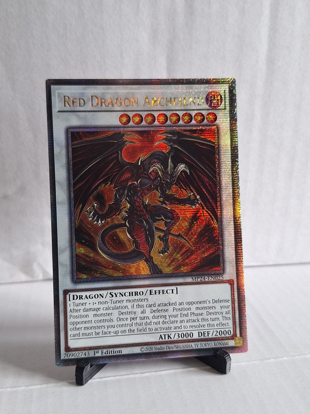Yu-Gi-Oh! Red Dragon Archfiend MP24-EN025, Hobby en Vrije tijd, Verzamelkaartspellen | Yu-gi-Oh!, Ophalen of Verzenden