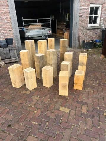 Eiken kollossen, Doe-het-zelf en Verbouw, Hout en Planken, Nieuw, Balk, Eiken, 200 tot 250 cm, 50 mm of meer, Ophalen