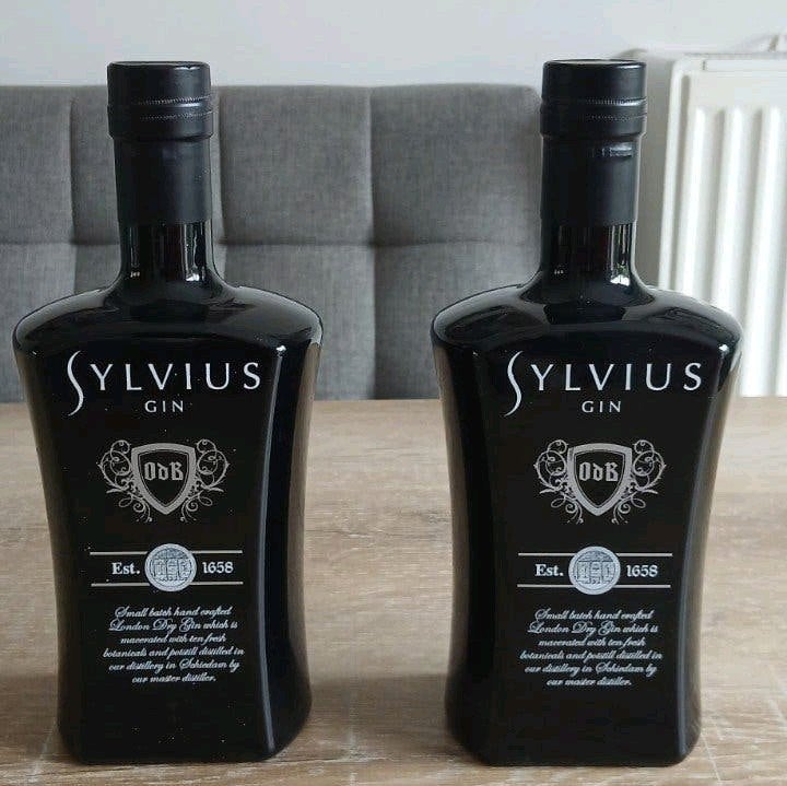 2 flessen Sylvius Gin 70cl nieuw London Dry Gin, Overige gebieden, Overige typen, Nieuw, Ophalen of Verzenden