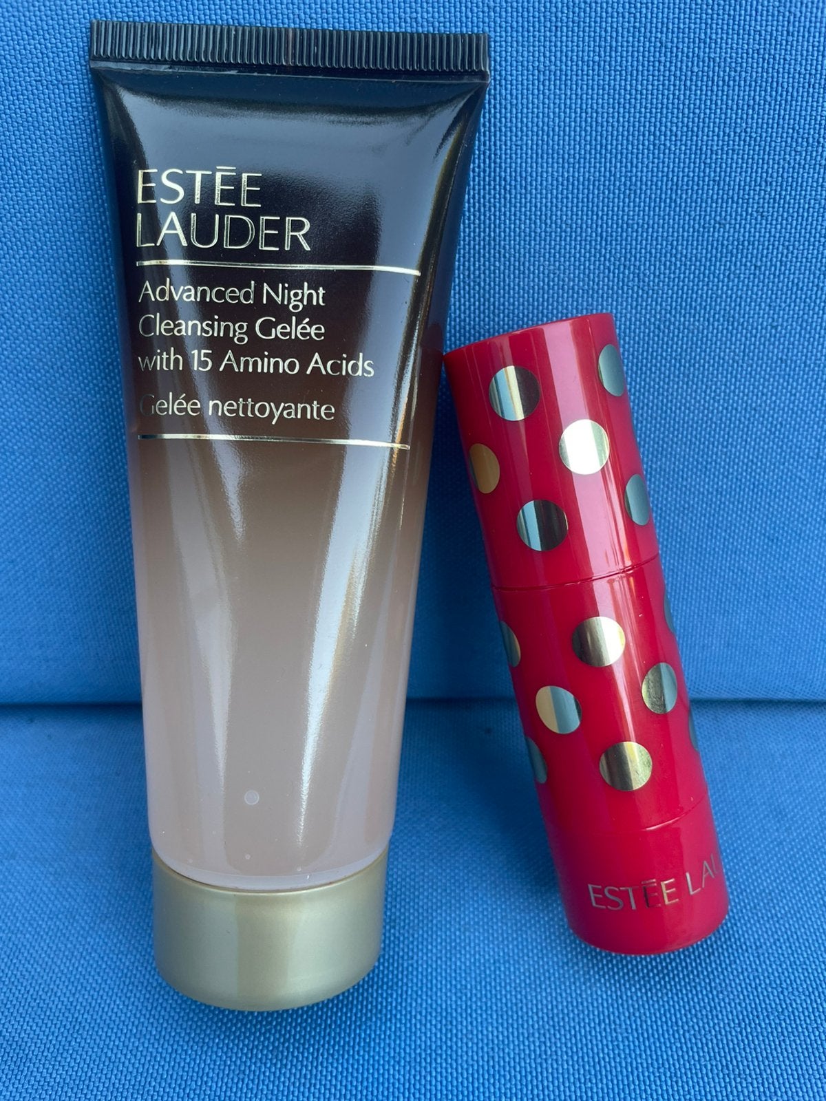 Estée Lauder- CLEANSING GELÉE & STICK BLUSH, Ophalen of Verzenden, Nieuw, Gehele gezicht, Overige typen