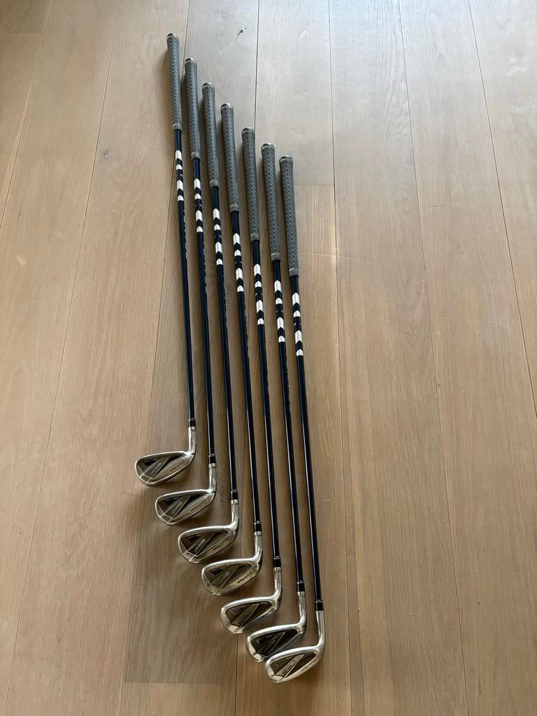 TaylorMade SIM2 ijzerset - Linkshandig - Grafiet, Sport en Fitness, Golf, Ophalen of Verzenden, Gebruikt, Set, Overige merken