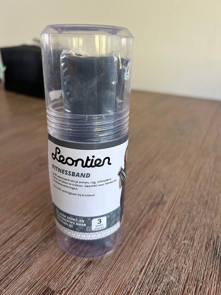 Leontien Fitnessbanden (3 stuks) - Nieuw in verpakking, Ophalen of Verzenden, Nieuw, Benen, Weerstandband