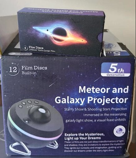 Sterrenprojector (Meteor and Galaxy Projector), Ophalen, Gebruikt