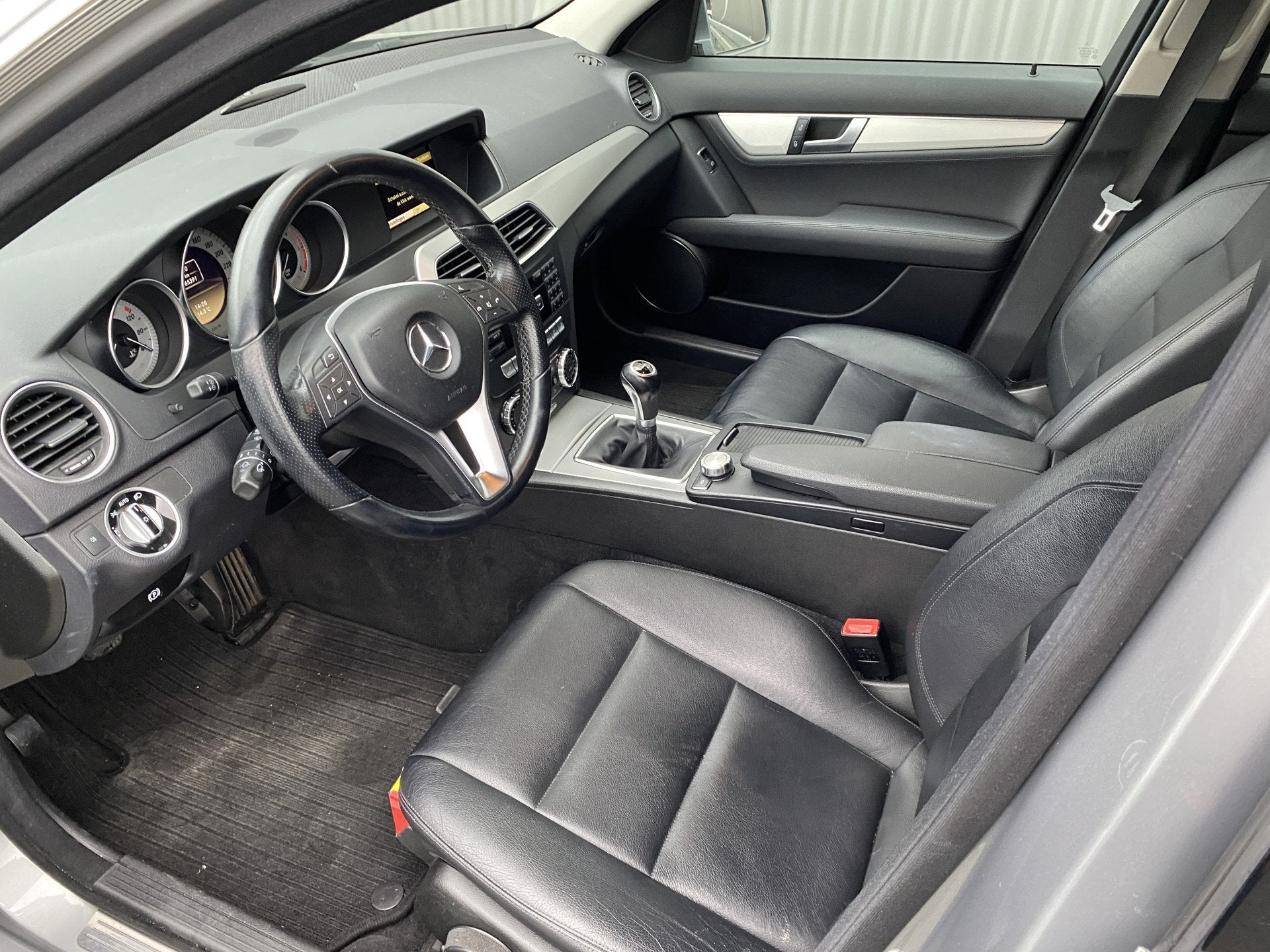 Mercedes-Benz C-Klasse Estate 200 CDI Business Class Avantga, Auto's, Euro 5, Zwart, 4 cilinders, Leder