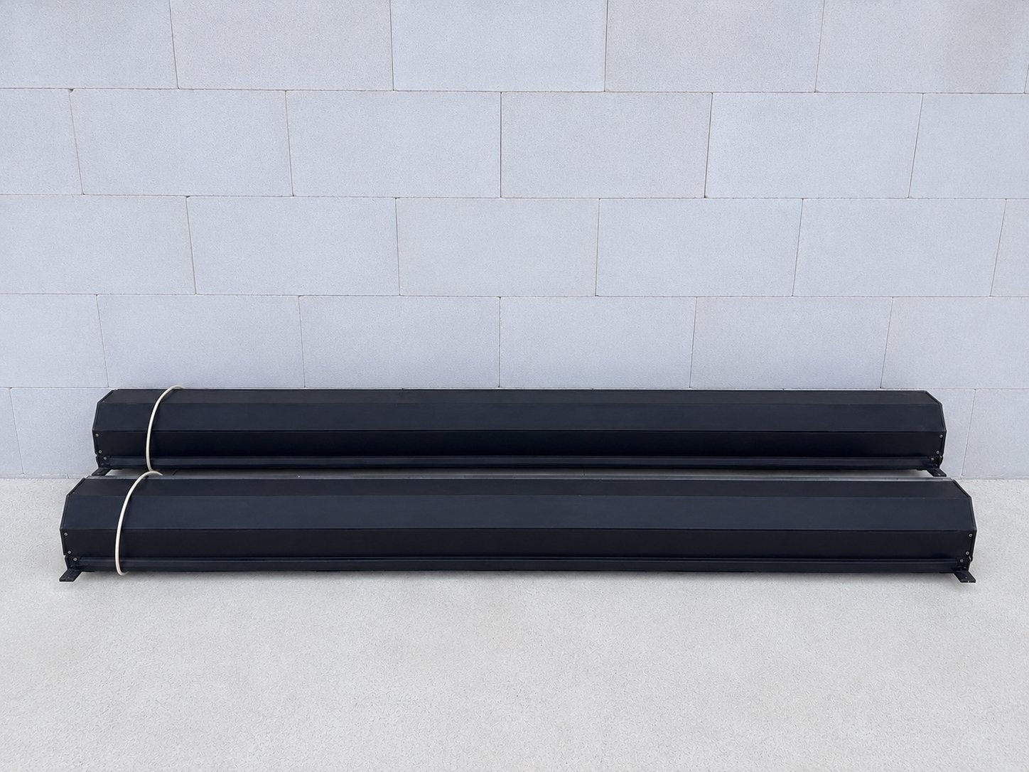 2x HAROL Rolluikkasten / Rolluiken – 266 cm – Zwart, Ophalen, Wit