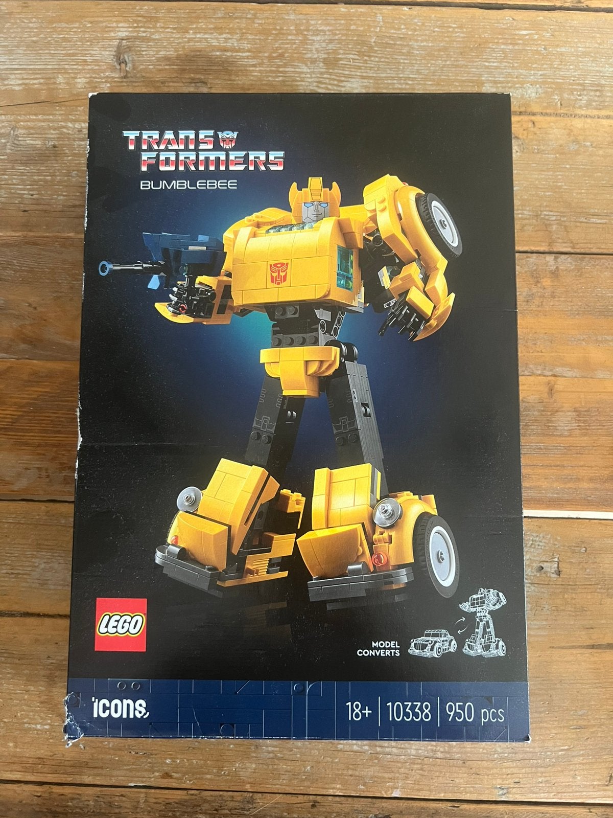 Lege doos lego 10338 transformers bumblebee, Gebruikt, Overige thema's, Lego, Accessoire